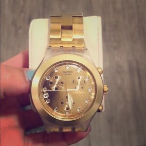 Gold watch watch